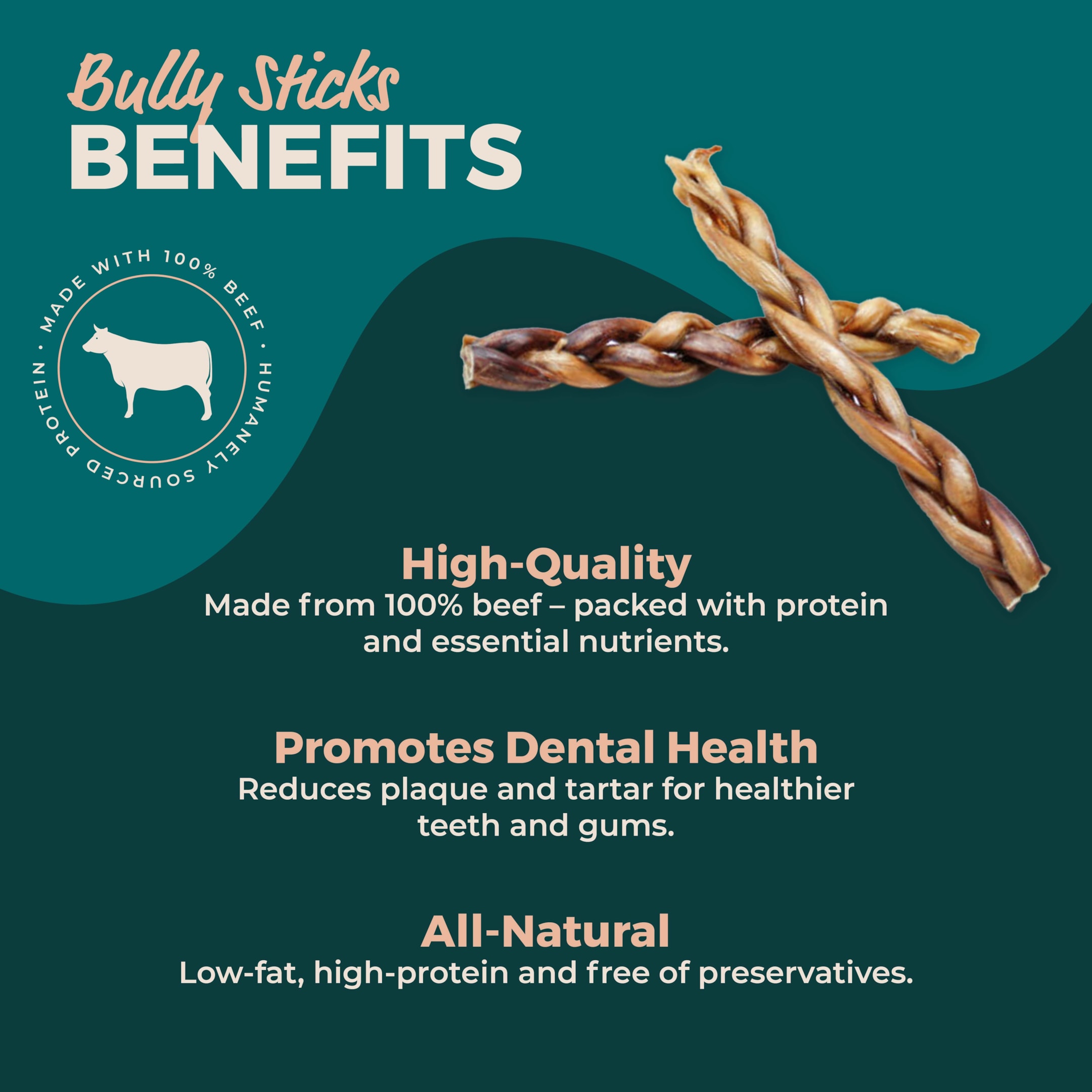 12 Inch Braided Bully Sticks Benefits