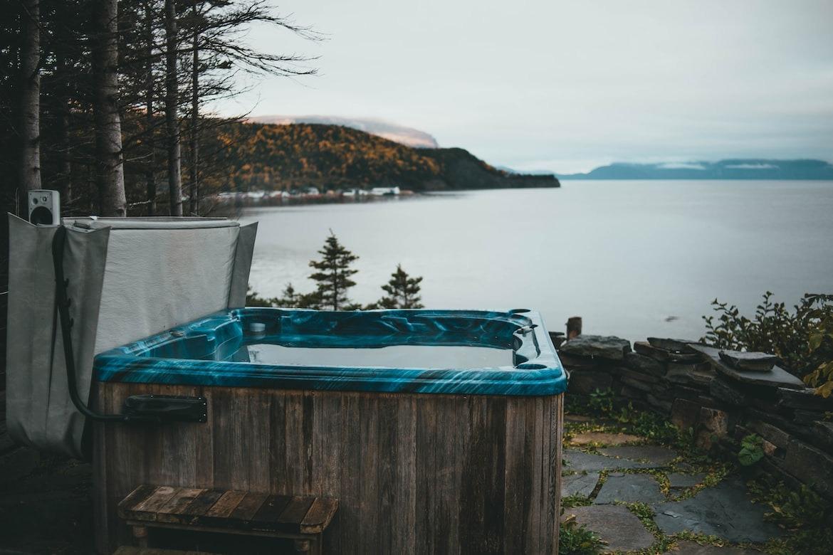 Bromine and chlorine hot tub sanitizers