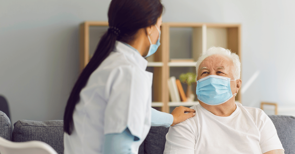 A man getting a health check-up.