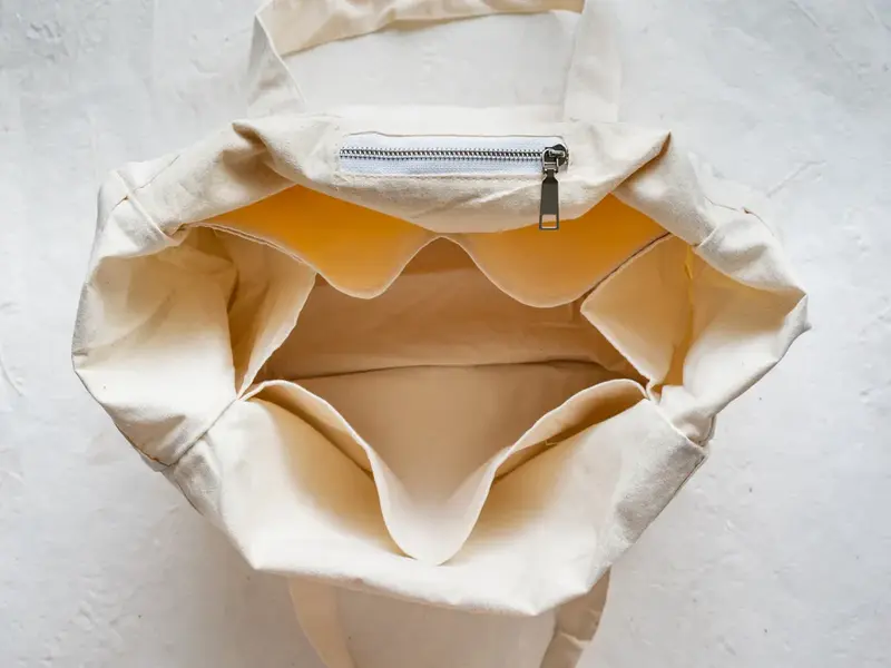 Canvas Tote Bag With Multiple pockets