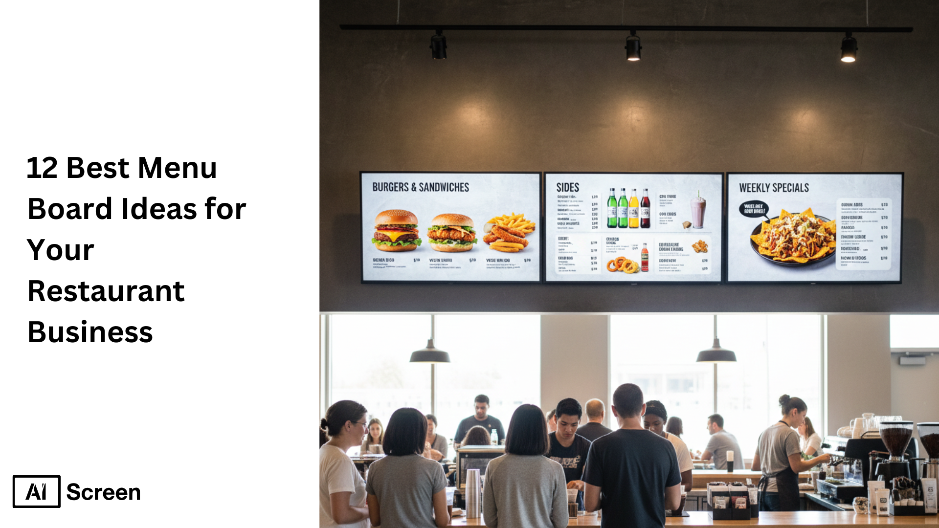 best digital menu board ideas for restaurants