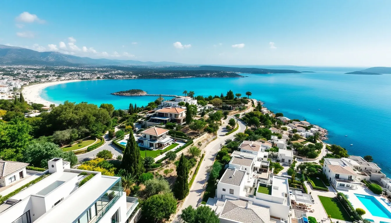 An overview of the Cyprus property market, featuring various types of properties available for investment.