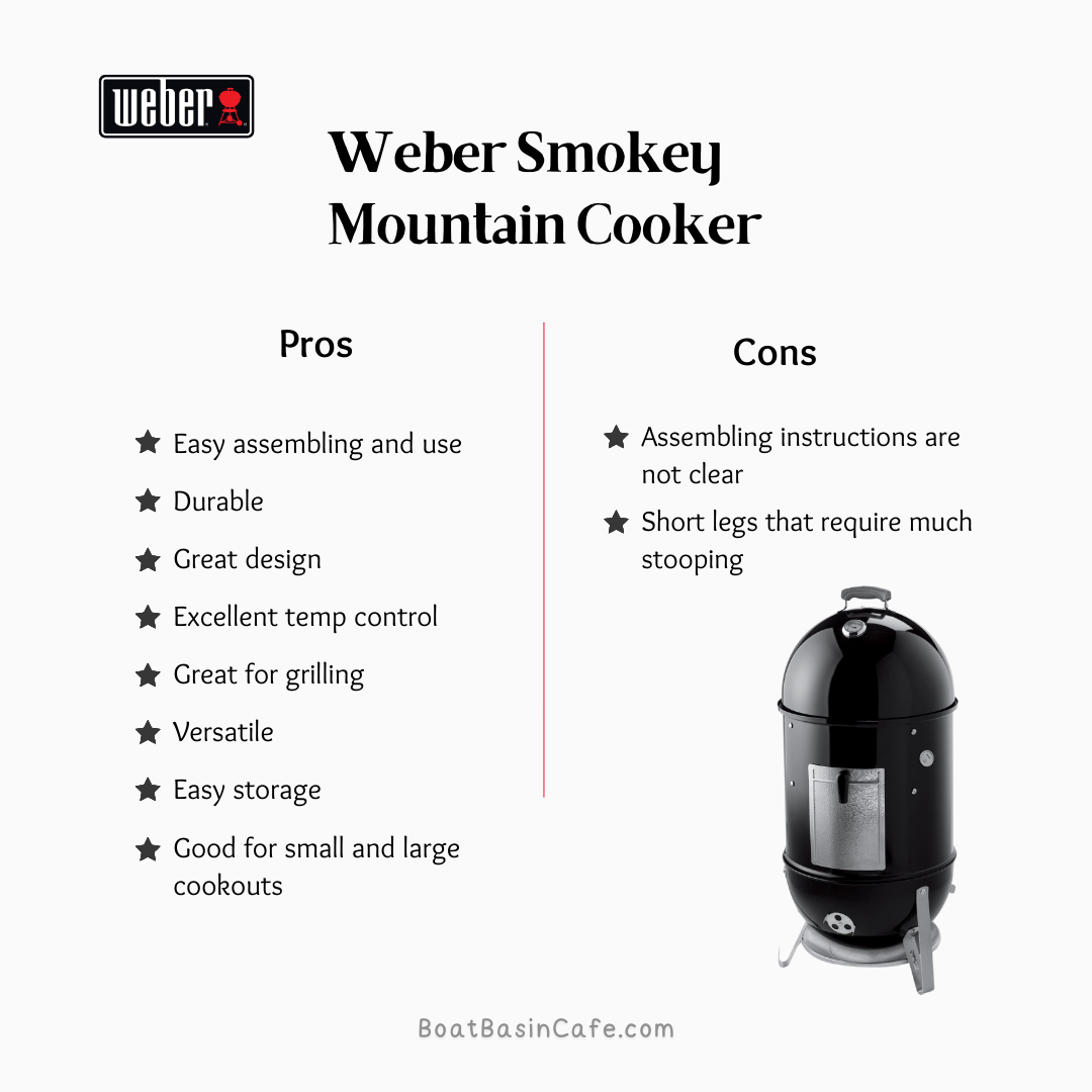 Pros and Cons of Smokey Mountain Cooker Smoker