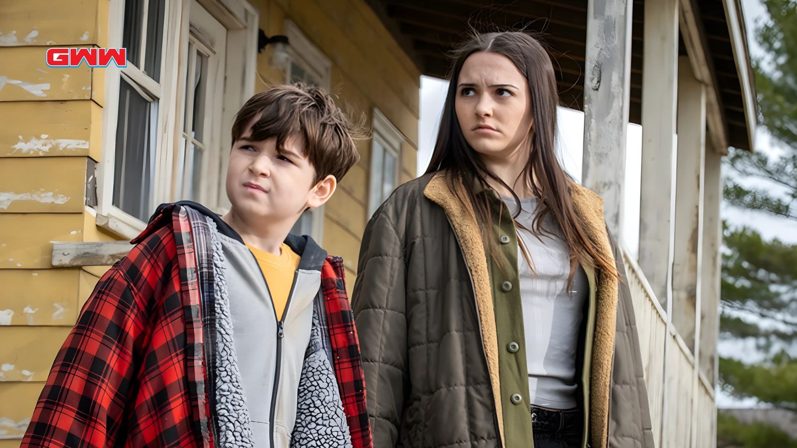 Simon Webster and Hannah Cheramy as Ethan and Julie Matthews in From