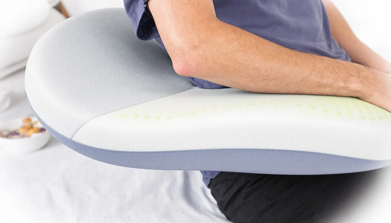 A supportive cushion designed to relieve pressure and prevent pressure injuries.