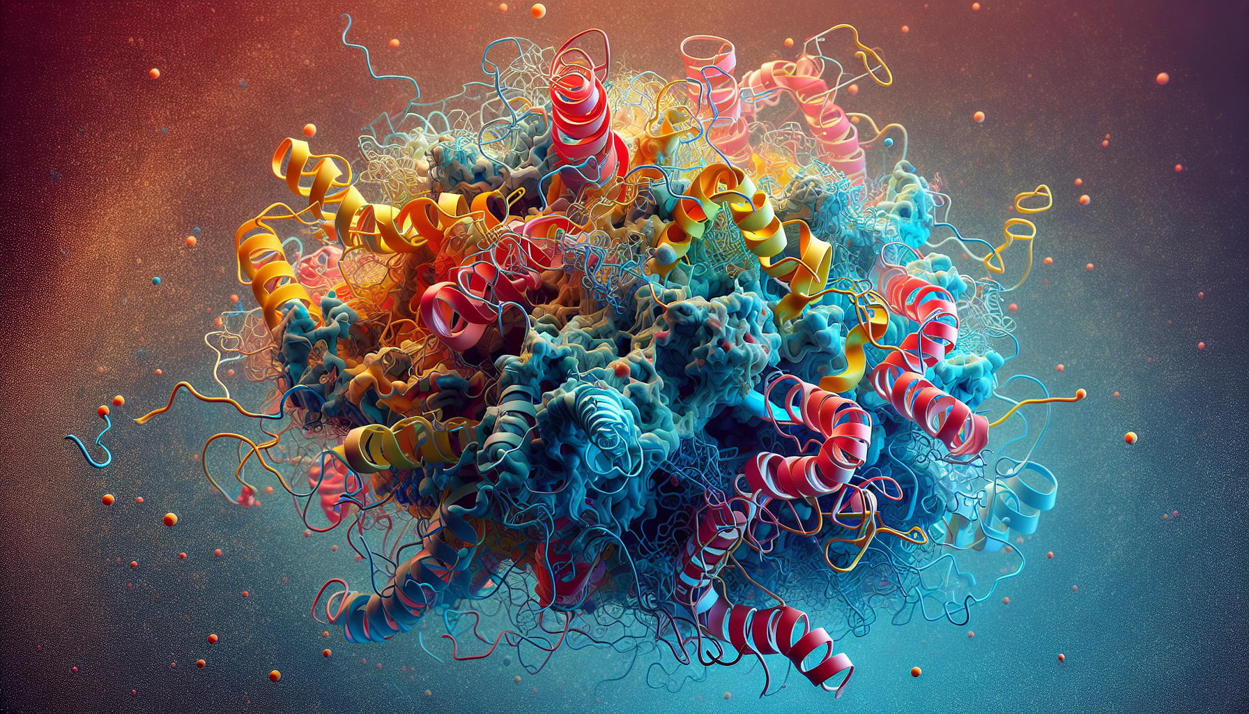 Ilustración de una molécula de proteína klotho