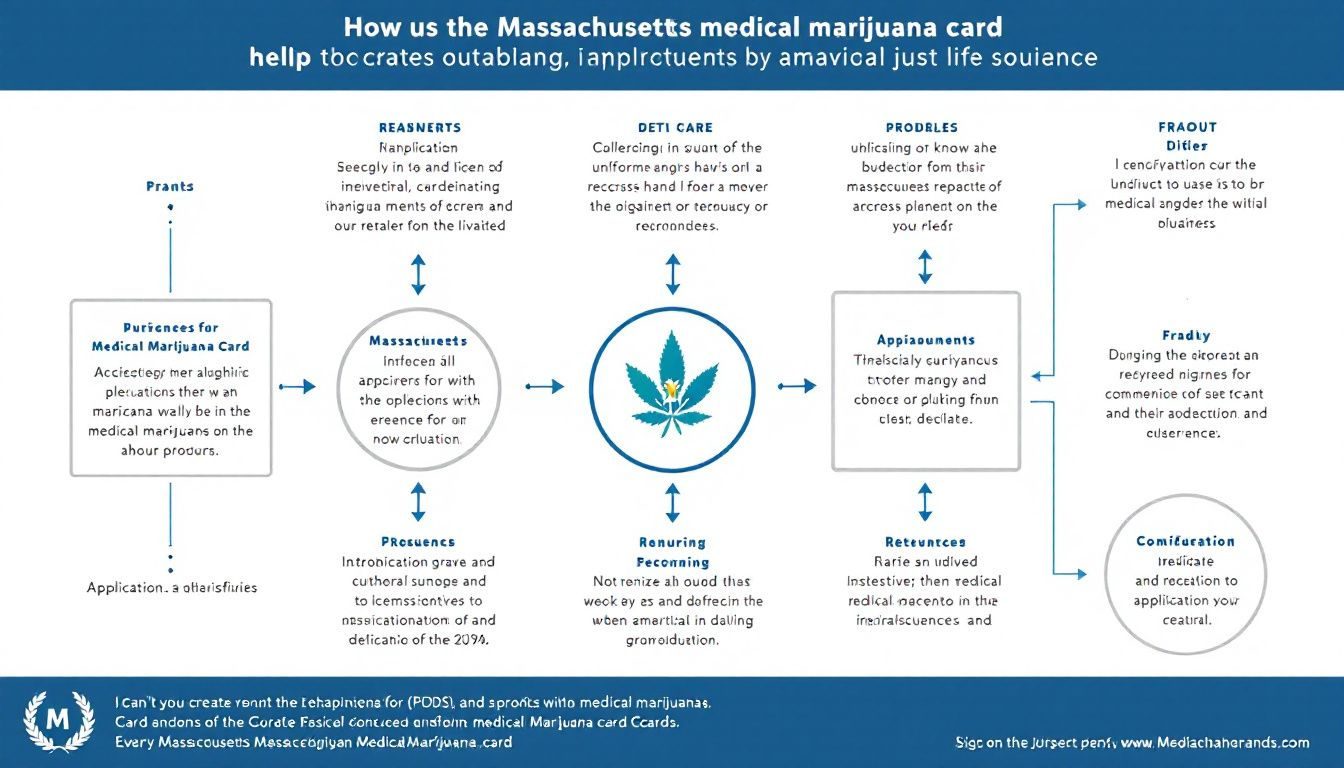 The application process for obtaining a Massachusetts Medical Marijuanas Card.