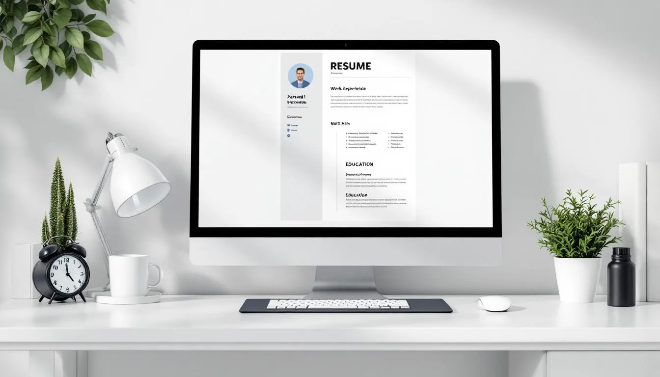 An example of a customizable resume template ready for personalization.