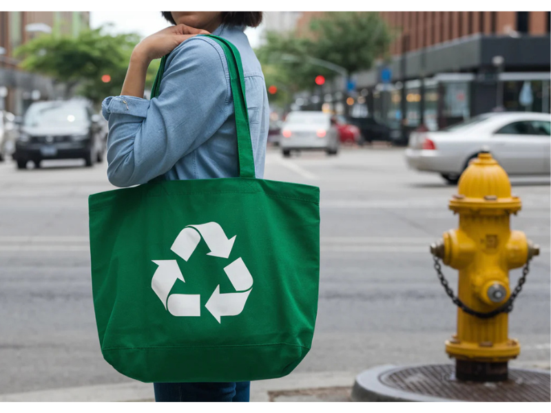 an illustration of a sustainable tote bag 