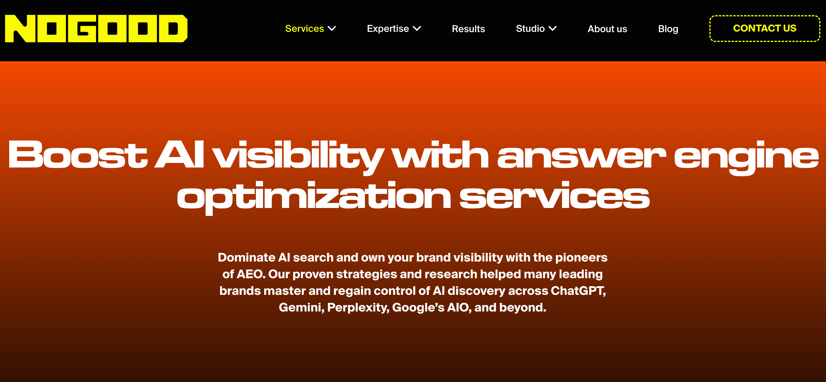 agency for ai driven search, ai summaries, voice search engine