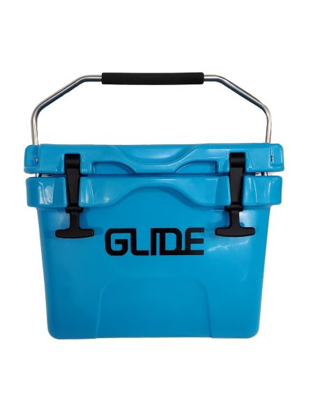 Glide cooler for short or long fishing trip, includes high pressure pump. paddle board dont use a trolling motor