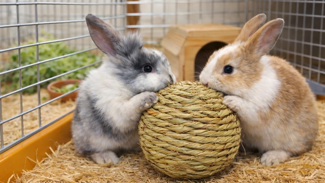 grass woven play ball