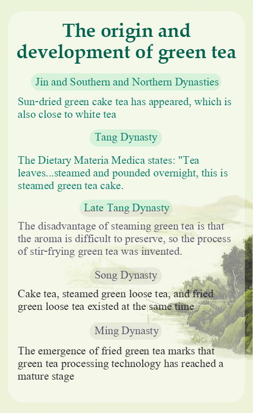 The Origin and Historical Background of Green Tea