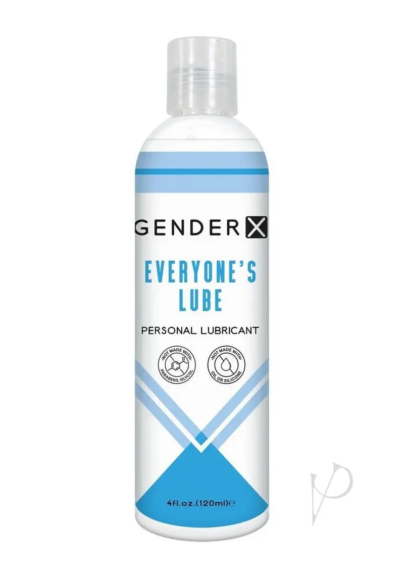 Gender X Everyone`s Lube Water Based Lubricant 4oz