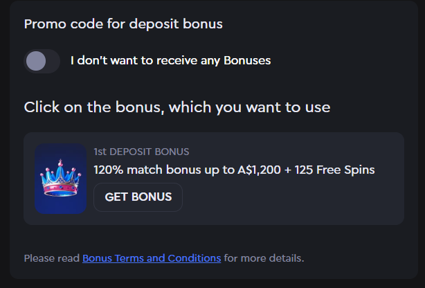 SkyCrown Casino bonus codes
