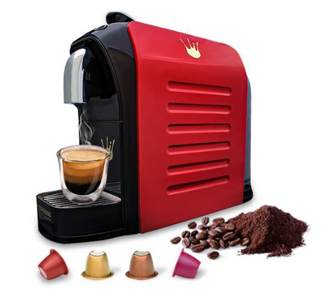 Swiss Presso Nespresso Compatible Espresso Coffee Machine Red