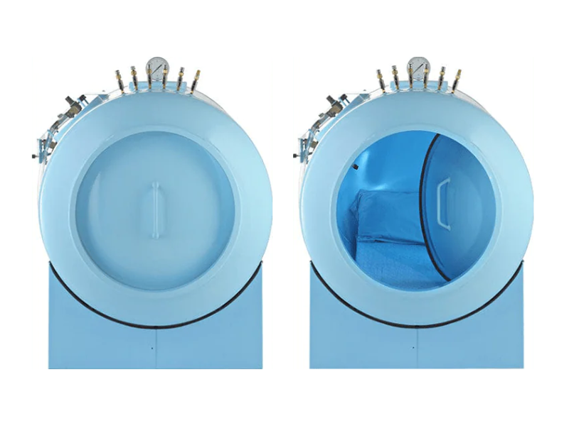 An image of the front and back of the OxyHealth Fortius 420®-EXP available from Airpuria.