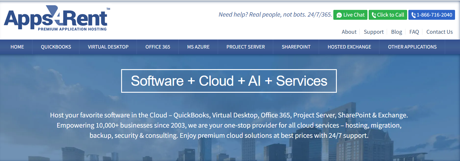 Apps4Rent cloud hosting platform offering virtual desktops, hosted applications, cloud services, and secure Desktop as a Service solutions for businesses and remote teams.