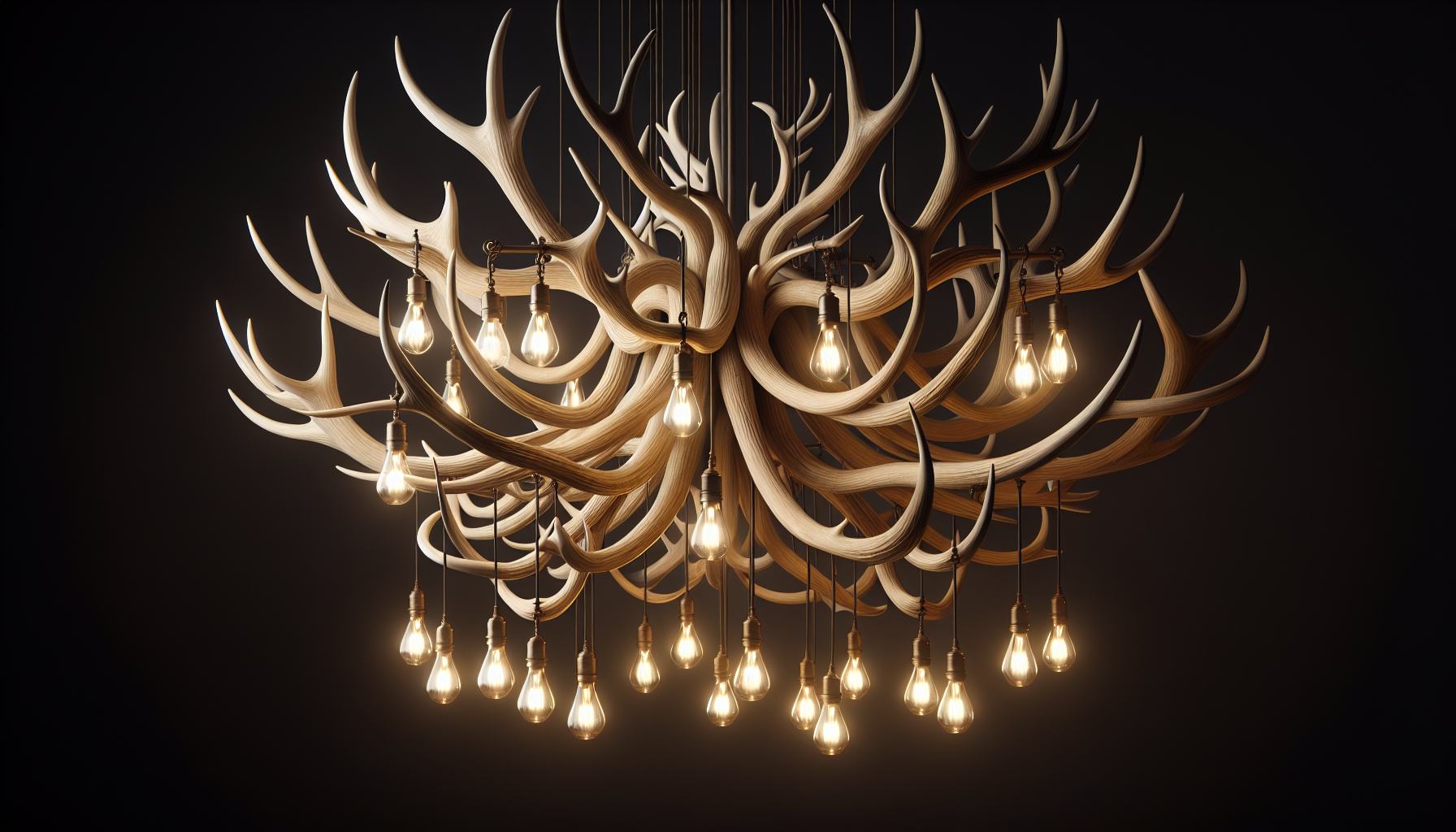 Deer antler chandelier design