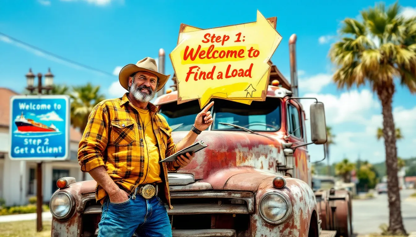A truck driver looking for loads and clients in Alabama.