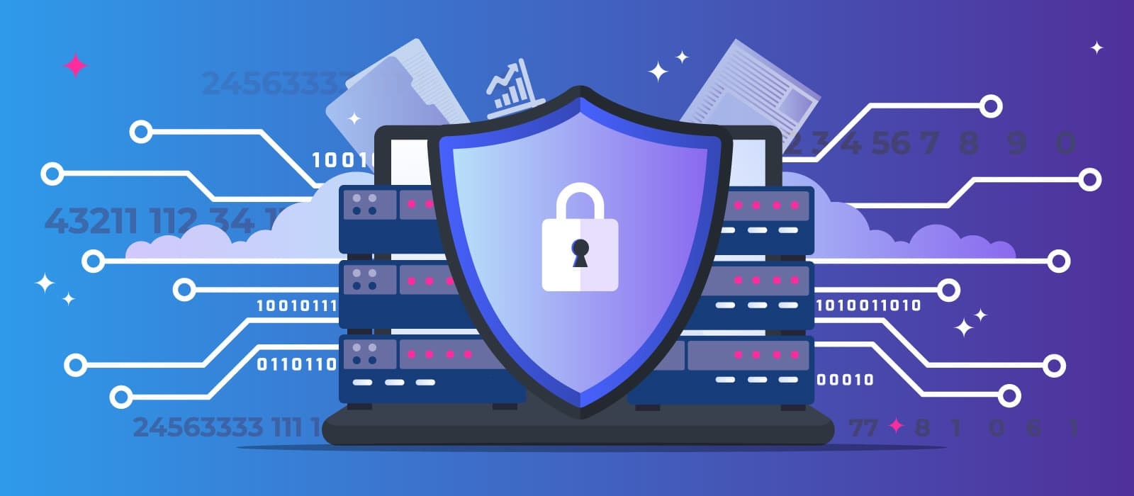 An illustration showcasing crypto security and transparency. 
