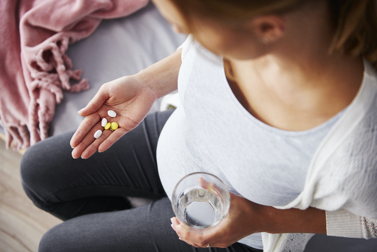 Låga värden av d-vitamin är vanligt men man ska vara extra försiktig med vilka tillskott man tar under hela graviditeten.