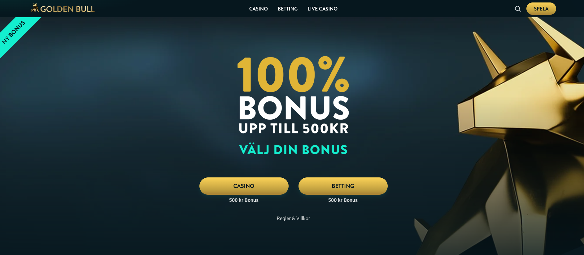 Golden Bull är ett nytt spelbolag med svensk licens
