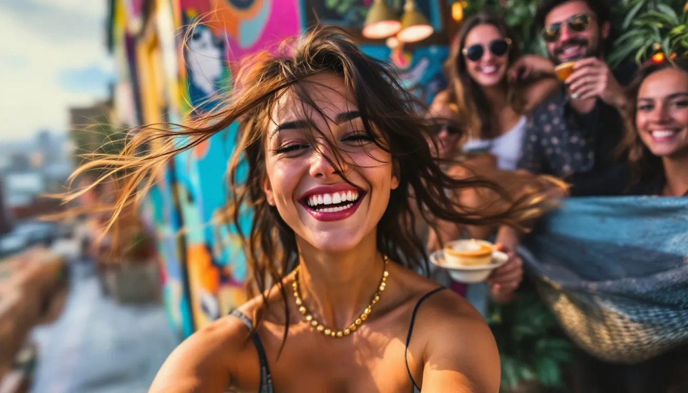 A selection of recent photos for a dating profile.