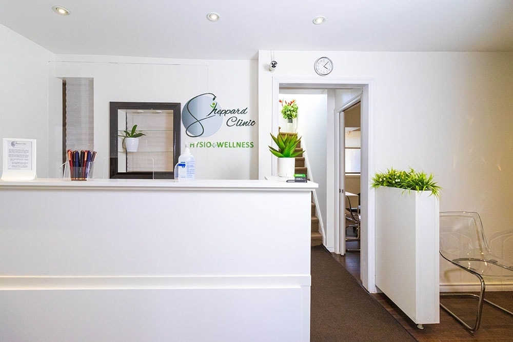 An exterior view of Sheppard Clinic in North York, showcasing its welcoming entrance.