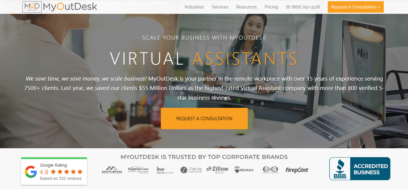 Virtual Assistant For Business - MyOutDesk