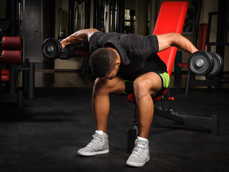 Bent-Over Dumbbell Reverse Fly