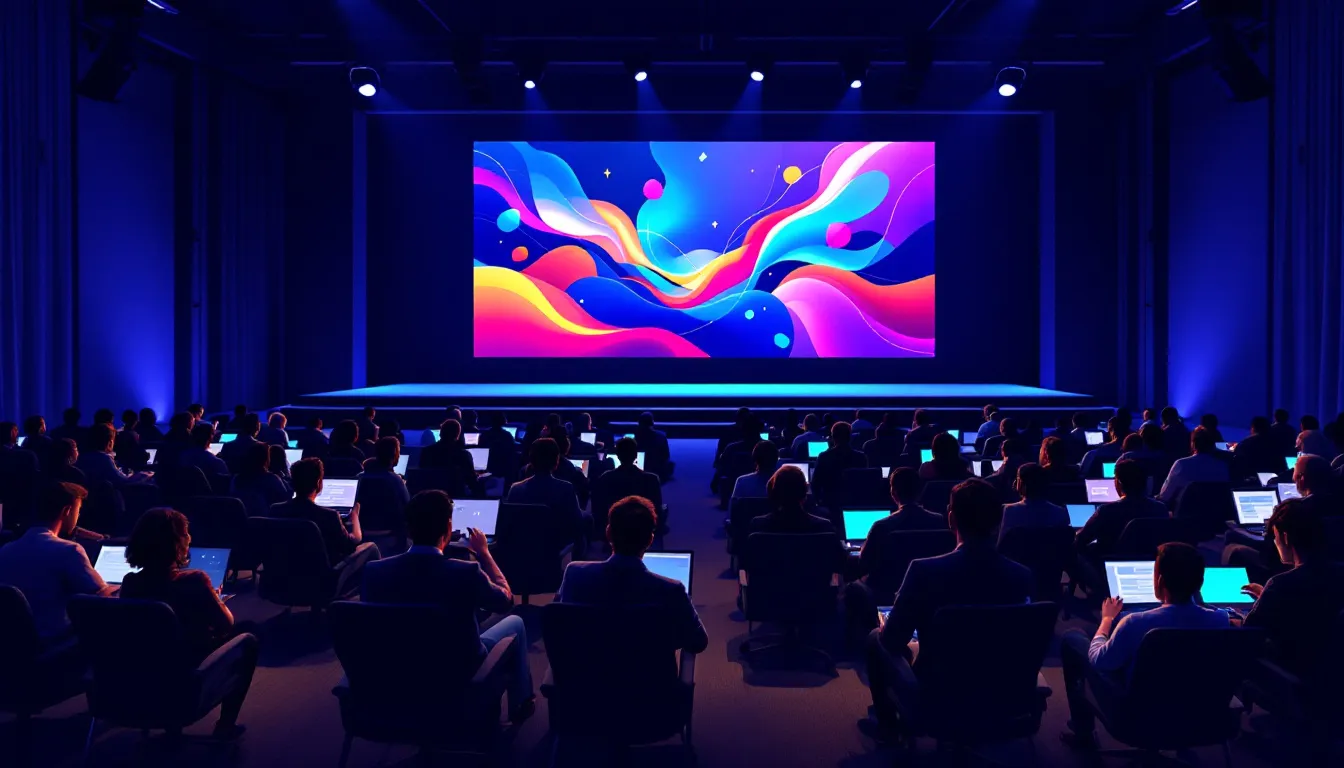 Illustration de l'utilisation d'Adobe Express pour les entreprises et la création de contenu à grande échelle.