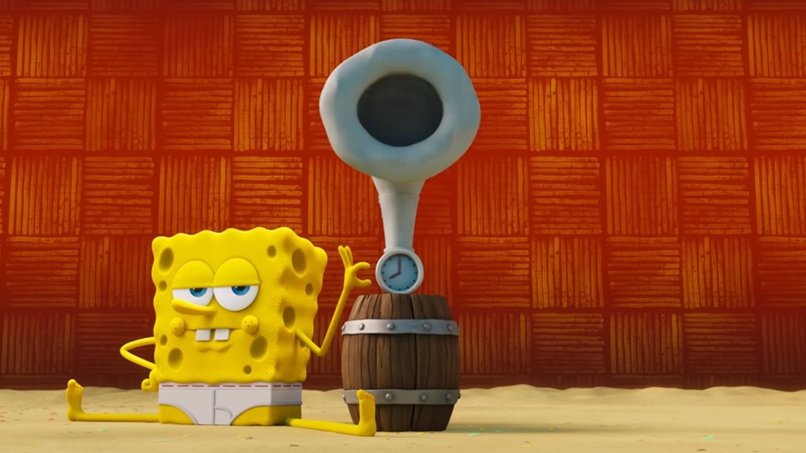 Tom Kenny as SpongeBob in The SpongeBob Movie: Search for SquarePants