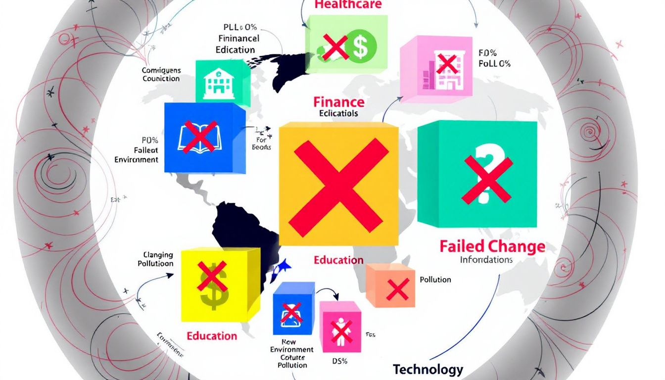 An image representing failed change initiatives.