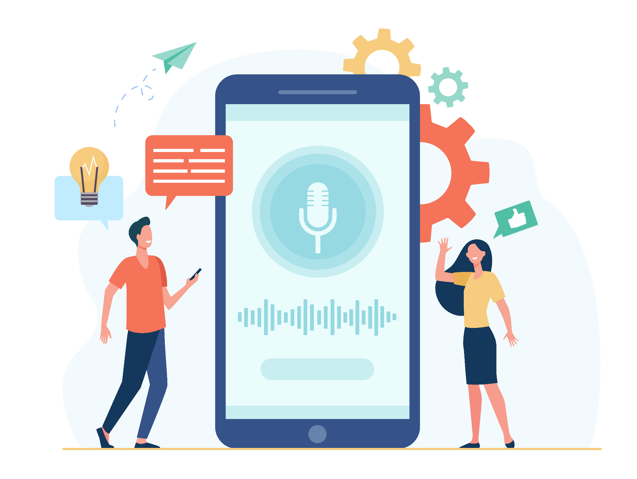 Speech recognition for AI cold calling 