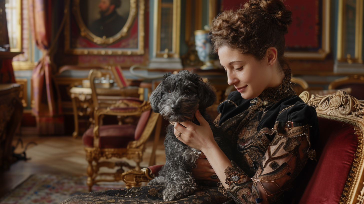 An AI generated image of the RTB in a royal setting