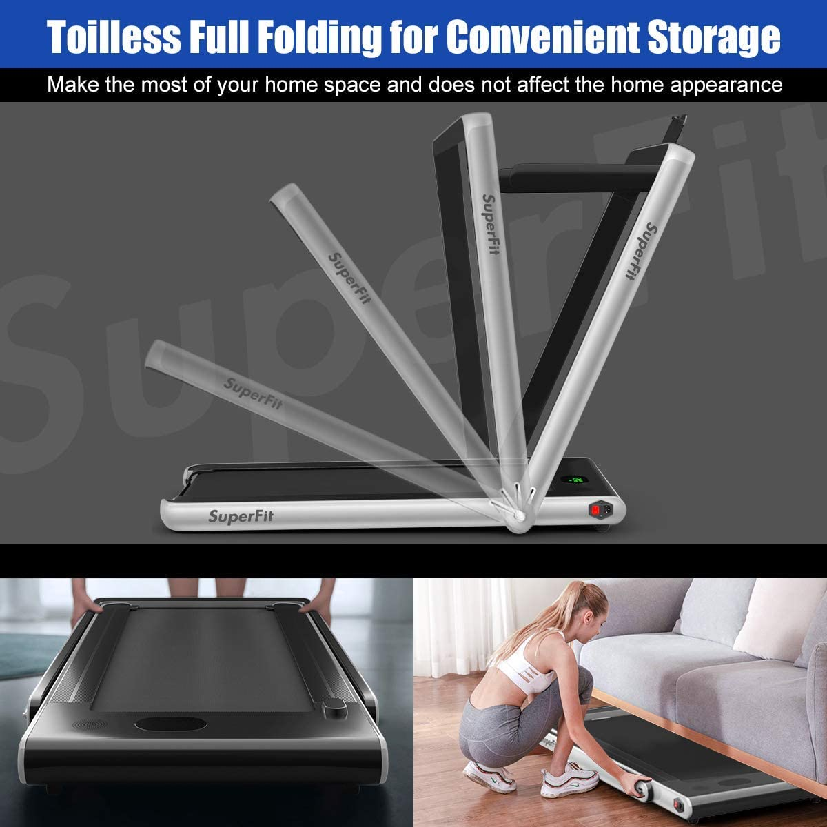 goplus 2 in 1 folding treadmill
