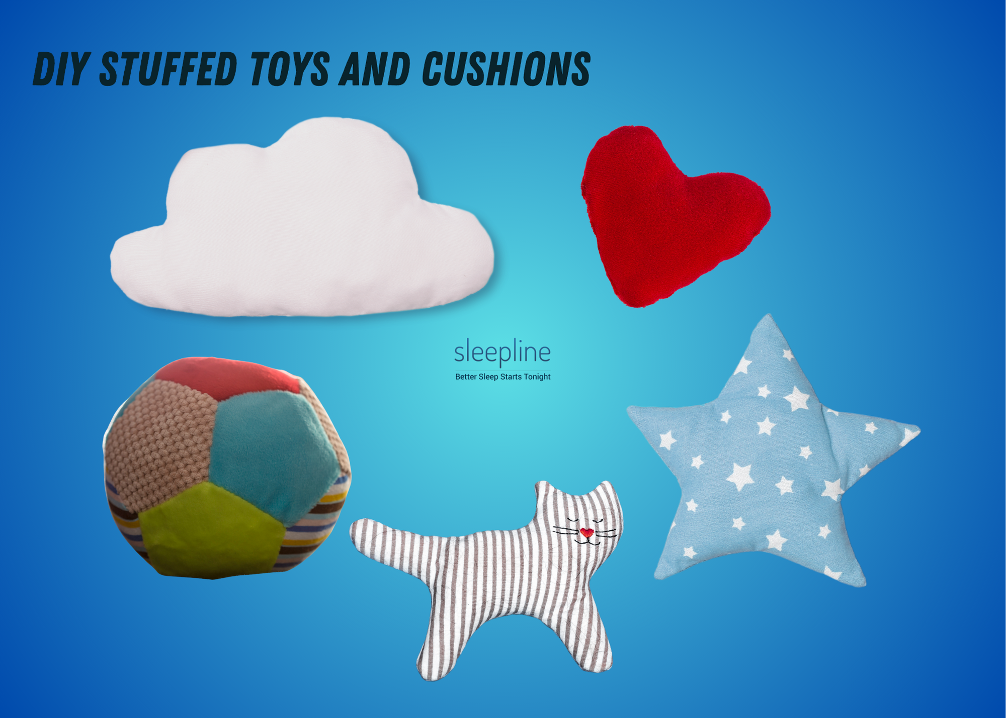DIY stuffed toys and cushions from old pillows