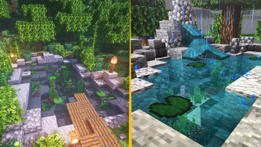 Fish Ponds in Minecraft