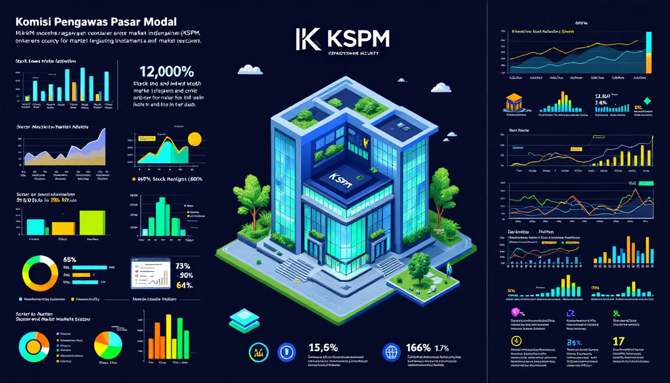 An official regulatory agency building overseeing market security in Indonesia.