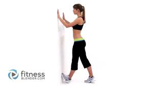Standing Wall Calf Stretch - YouTube