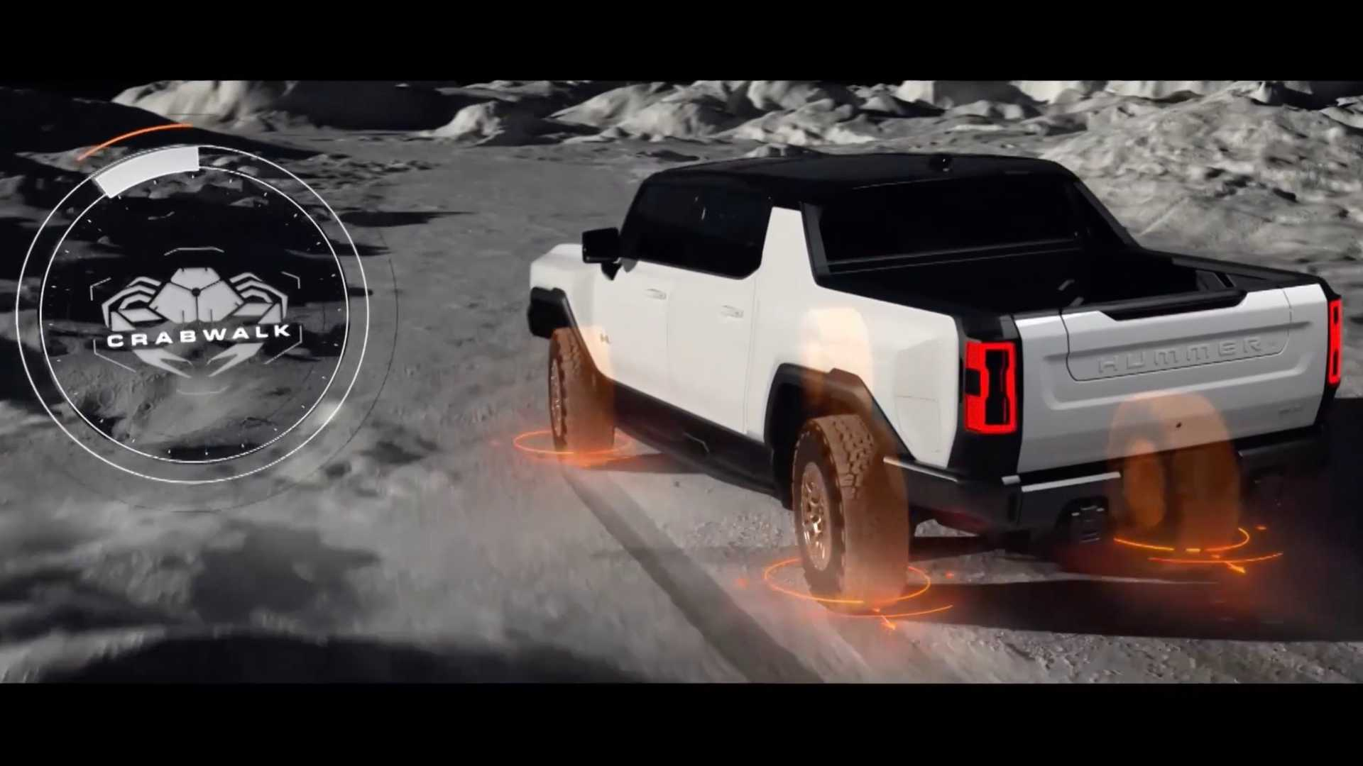 2022 GMC Hummer EV Crab Walk & Extract Mode