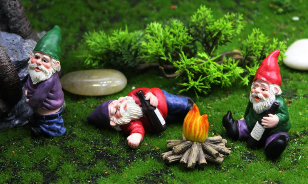 4Pcs Garden Gnomes