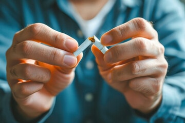 A motivational graphic illustrating the benefits of quitting smoking.