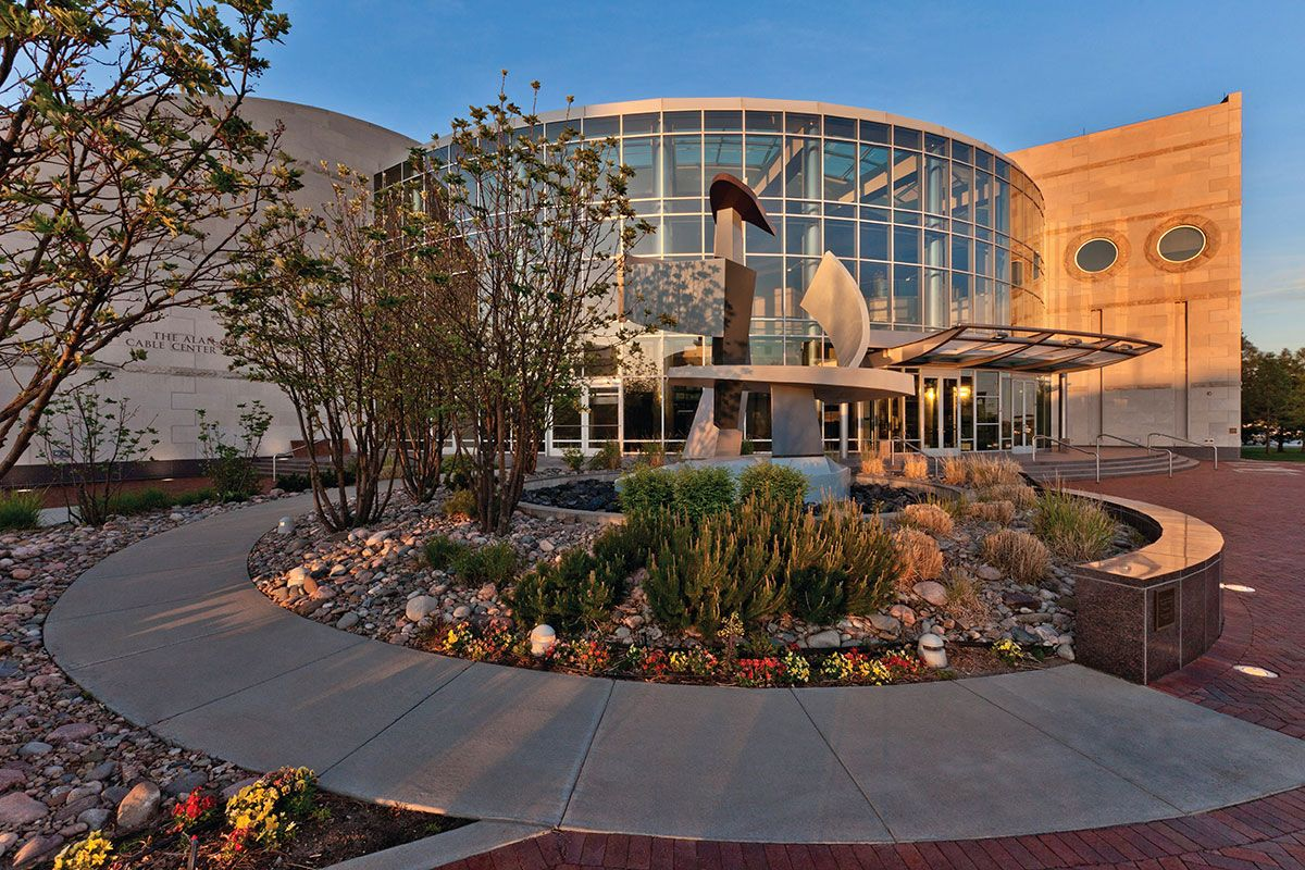 The exterior of The Cable Center, a top corporate event venue in Denver 