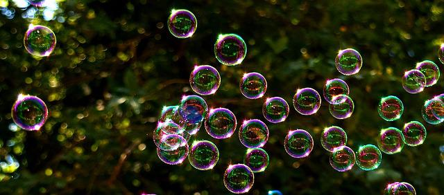 soap bubbles, multicoloured, flying, Employee Engagement Depends on More than Evaluations