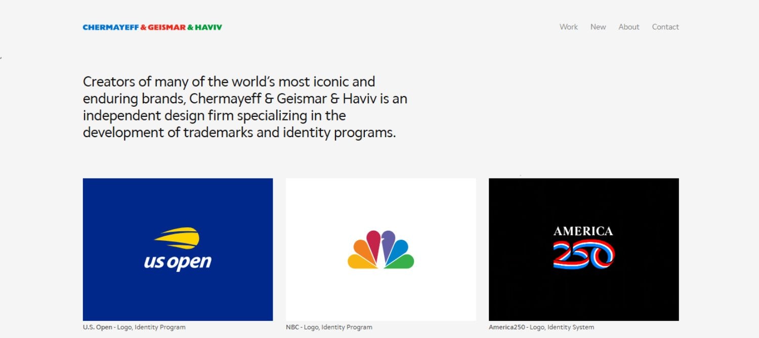 Chermayeff & Geismar & Haviv are leaders in corporate branding