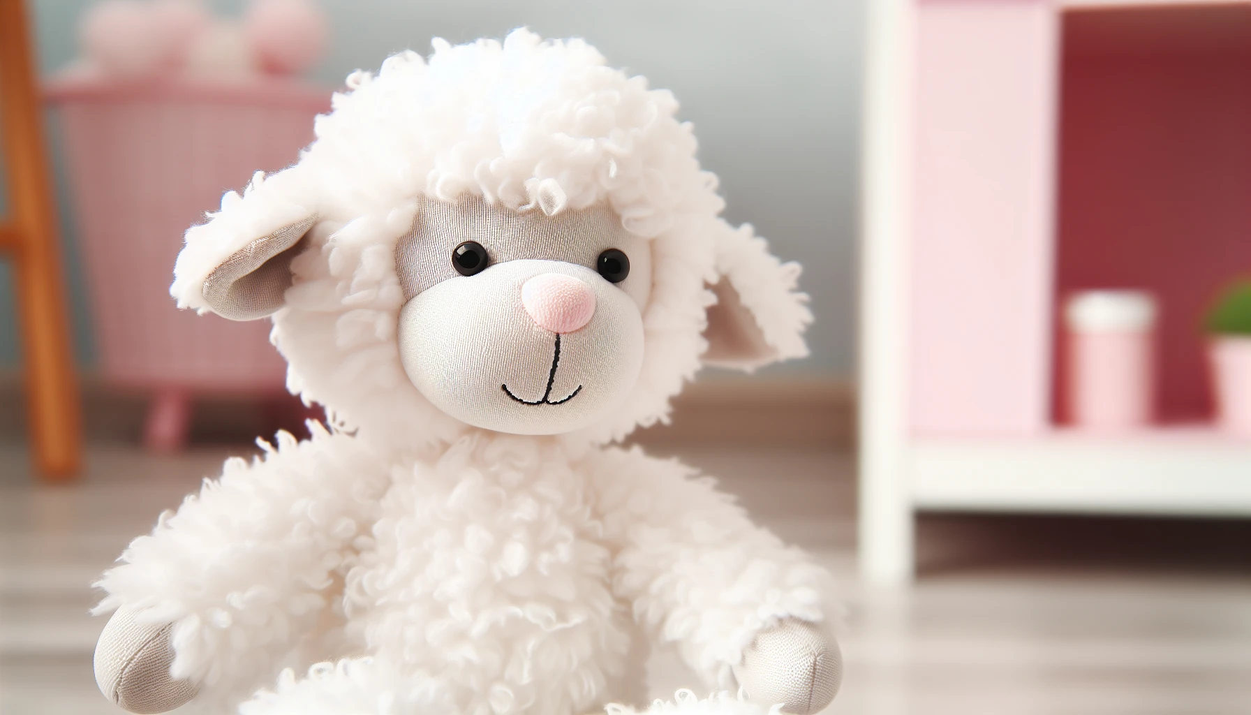 Sweet baby lamb stuffed animal