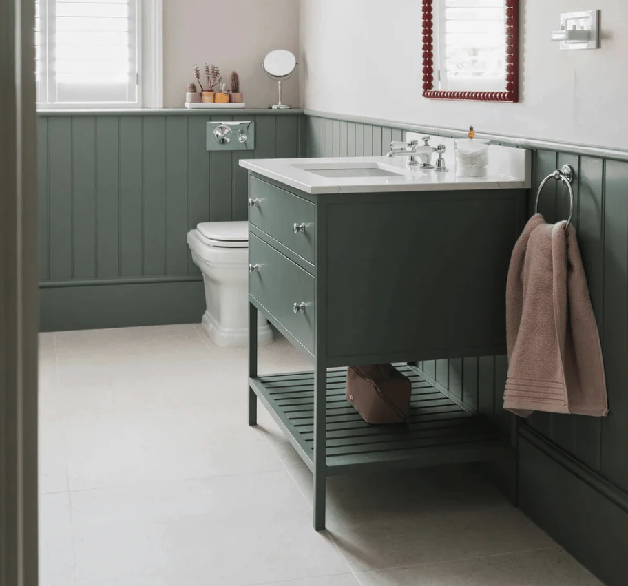Piazza Bone 60 x 60cm porcelain bathroom tiles from Hyperion Tiles