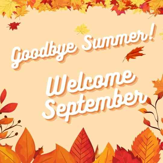 Goodbye Sommer und Hallo September - das sind die Themen!